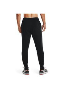 Spodnie Under Armour Rival Terry Joggers, Mężczyźni. Kolor: czarny, biały, wielokolorowy. Materiał: dresówka. Sport: taniec, joga i pilates