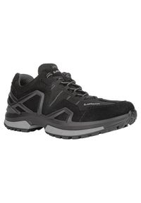 Buty trekkingowe męskie Lowa Gorgon Gtx. Zapięcie: sznurówki. Kolor: czarny. Materiał: materiał, syntetyk, tkanina. Szerokość cholewki: normalna