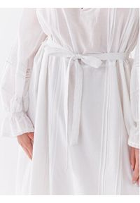 Zadig&Voltaire Sukienka codzienna Rada WWDR01201 Biały Regular Fit. Okazja: na co dzień. Kolor: biały. Materiał: bawełna. Typ sukienki: proste. Styl: casual