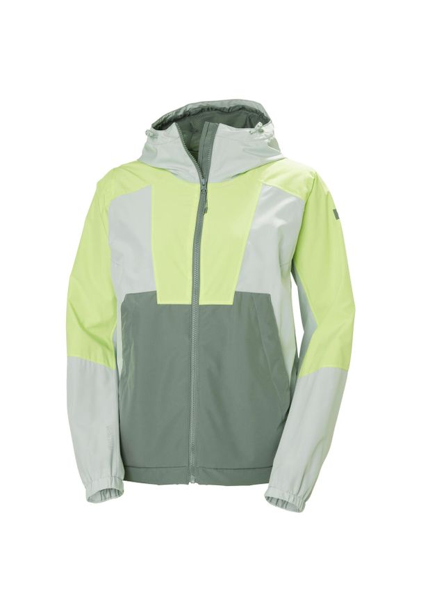 Kurtka przeciwdeszczowa damska Helly Hansen Rig Rain. Kolor: zielony. Styl: sportowy