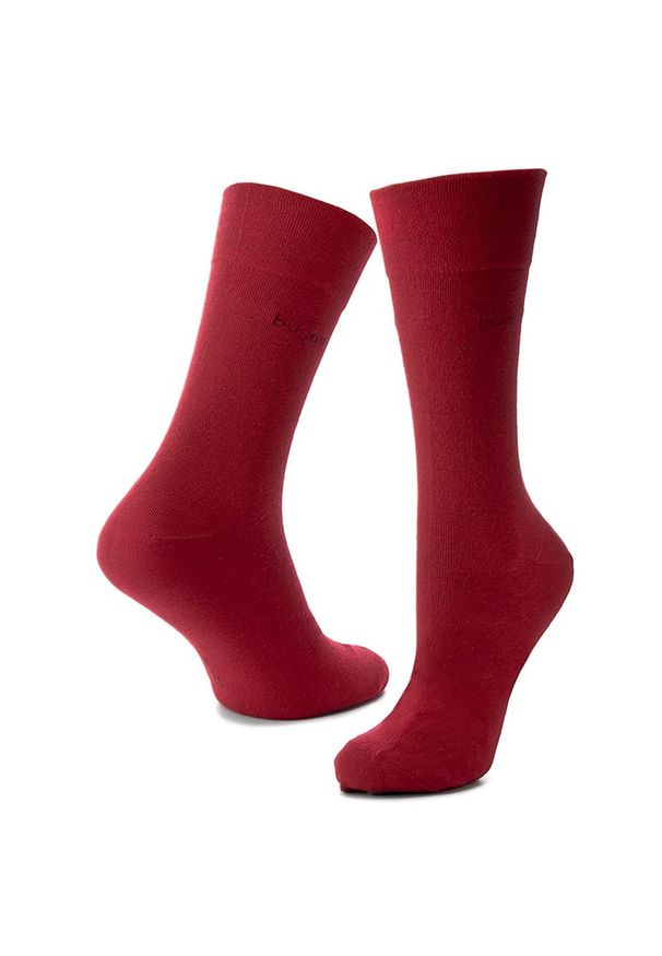 Zestaw 3 par wysokich skarpet męskich Bugatti 6703 Rio Red 440. Kolor: czerwony