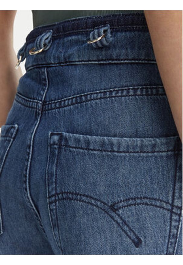 Marella Jeansy 2613181064 Niebieski Wide Leg. Kolor: niebieski