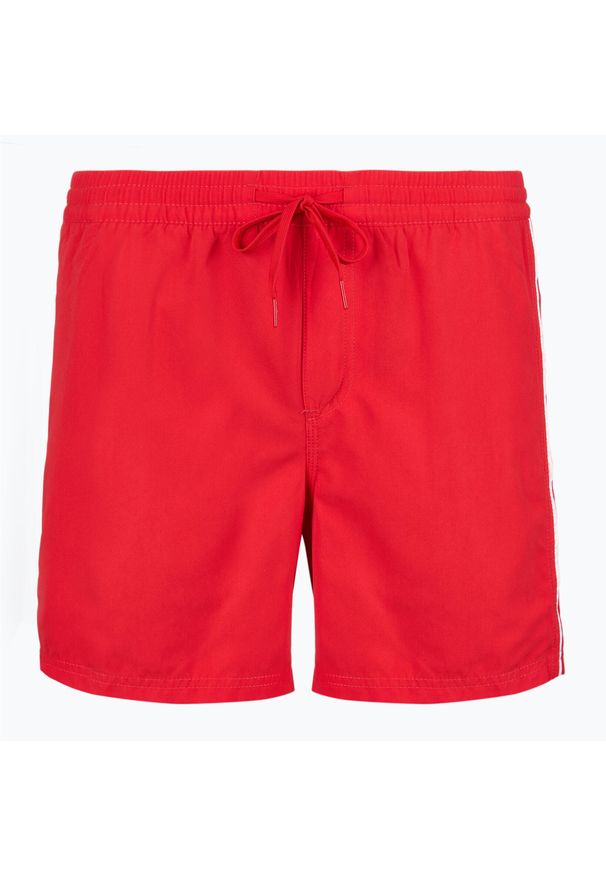 Szorty kąpielowe męskie Quiksilver Everyday Vert Volley 16". Kolor: czerwony. Materiał: poliester. Długość: krótkie. Styl: sportowy