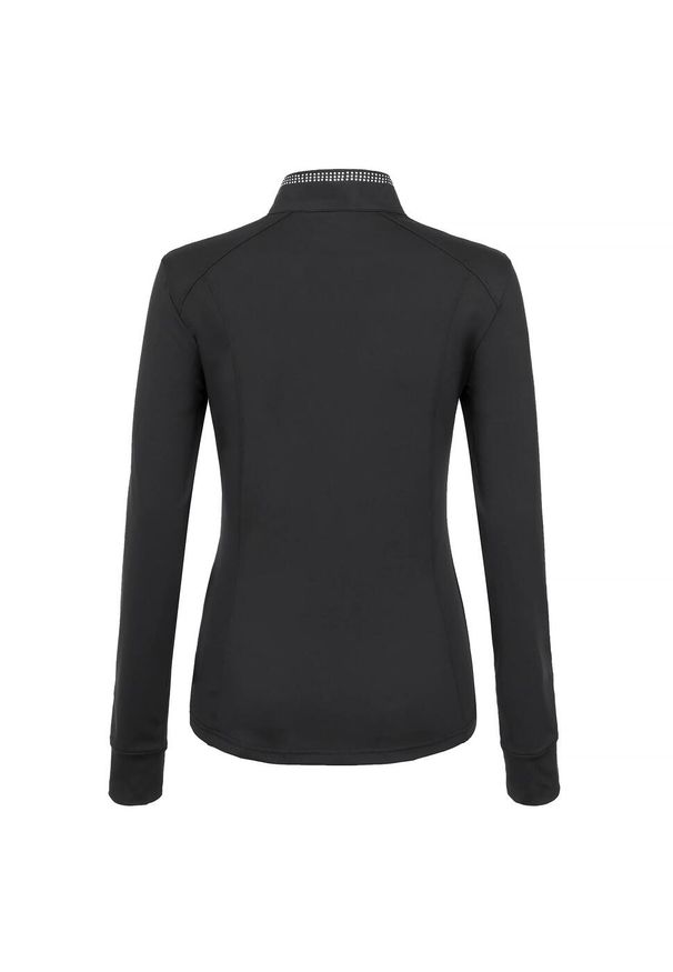 Koszulka jeździecka damska EQUESTRIAN QUEEN Mackenzie2.0 25AW długi rękaw. Kolor: czarny. Długość rękawa: długi rękaw. Długość: długie. Sezon: zima