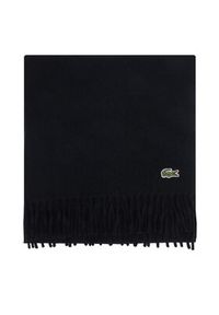 Lacoste Szalik RE7864 Czarny. Kolor: czarny. Materiał: wełna #2