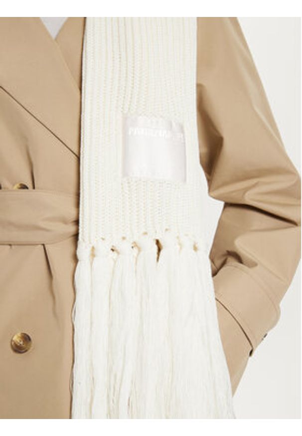 Patrizia Pepe Szalik 2F0049/K070 Écru. Materiał: materiał