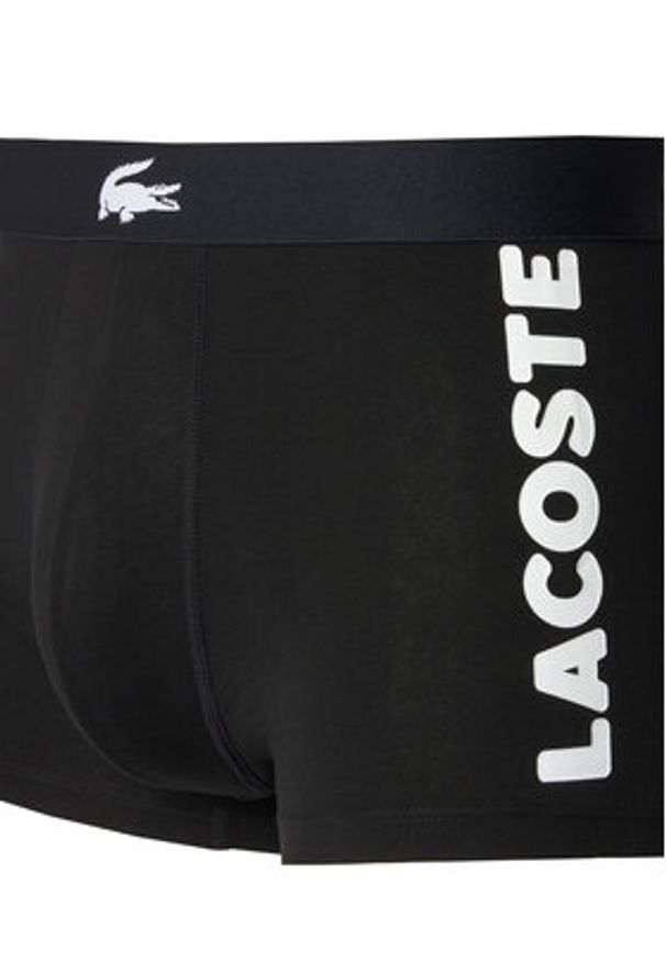 Lacoste Komplet 3 par bokserek 5H1291 Czarny. Kolor: czarny. Materiał: bawełna
