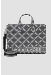 Michael Kors - MICHAEL KORS Szara shopperka LG Grab Tote. Kolor: szary. Styl: elegancki