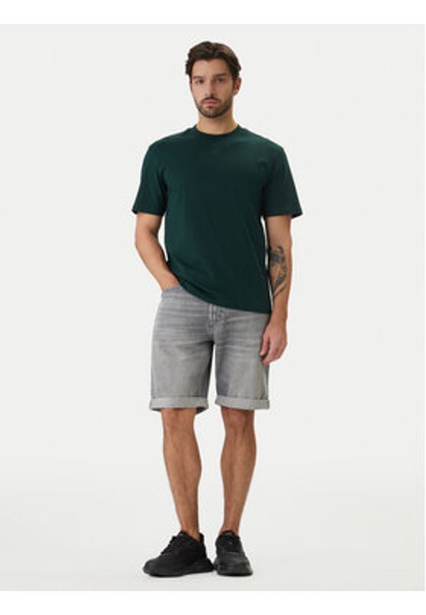 Hugo - HUGO Szorty jeansowe 50560391 Szary Tapered Fit. Kolor: szary. Materiał: bawełna