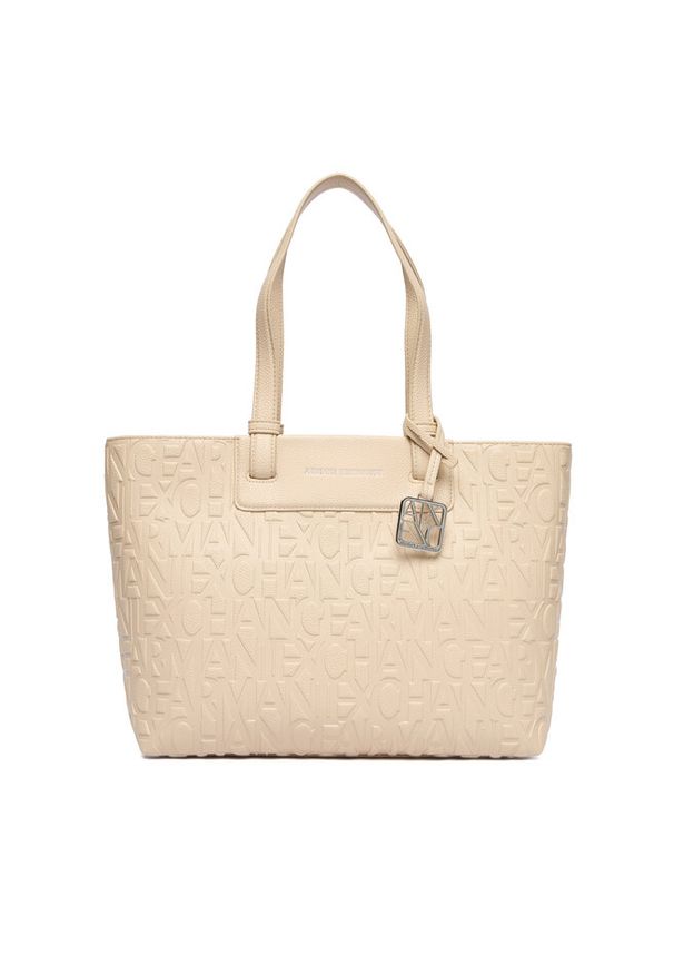 Torebka Armani Exchange. Kolor: beżowy