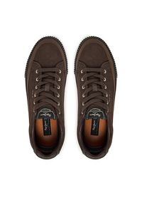Pepe Jeans Sneakersy Ben Evolution M PMS300001 Brązowy. Kolor: brązowy. Materiał: skóra, zamsz #4
