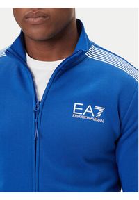 EA7 Emporio Armani Dres 7M000966 AF10377 UB087 Niebieski Slim Fit. Kolor: niebieski. Materiał: bawełna #2