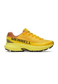 Buty do biegania męskie Merrell Agility Peak 5 rush. Kolor: żółty. Sport: bieganie
