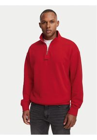 Hugo - HUGO Bluza Durty244 50525881 Czerwony Relaxed Fit. Kolor: czerwony. Materiał: bawełna #1