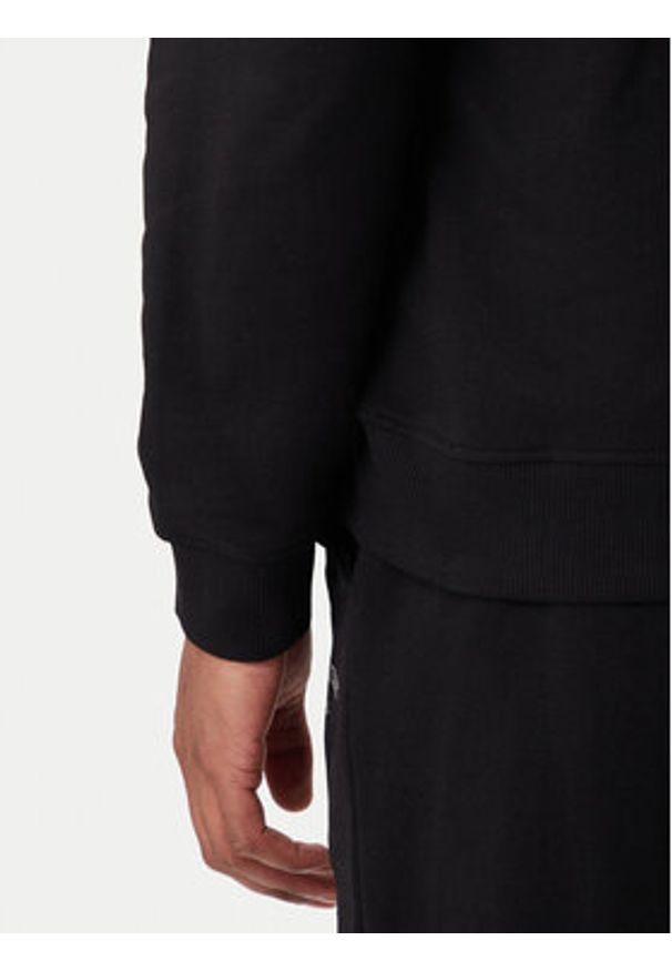 Jack & Jones Bluza College Logo 12288363 Czarny Regular Fit. Kolor: czarny. Materiał: bawełna