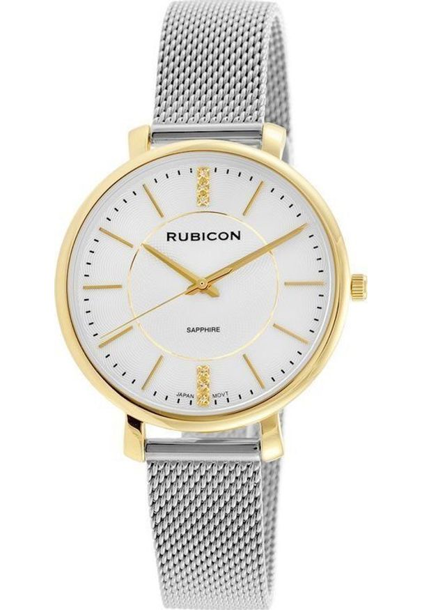 Zegarek Rubicon ZEGAREK DAMSKI RUBICON RNBE51 - SZAFIROWE SZKŁO (zr617b) NoSize. Kolor: niebieski