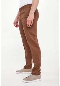 Liu Jo - Spodnie męskie lniane LIU JO. Materiał: len #4