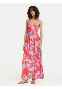 Maaji Sukienka letnia Lamary PT3024CLD001 Fioletowy Regular Fit. Kolor: fioletowy. Materiał: wiskoza. Sezon: lato #1