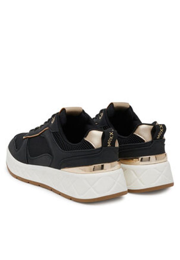 MEXX Sneakersy V12-799 Czarny. Kolor: czarny. Materiał: materiał