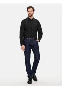 Calvin Klein Koszula Oxford K10K112155 Czarny Regular Fit. Kolor: czarny. Materiał: bawełna #2
