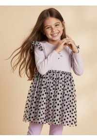 Sinsay - Sukienka z tiulowym dołem - fioletowy. Kolor: fioletowy. Materiał: tiul #1