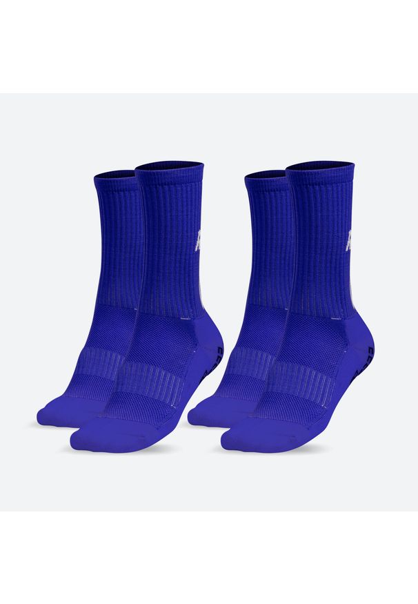 RINAT - Sportowa skarpeta antypoślizgowa ANTISLIP SOCKS dla dorosłych Niebieski Zestaw 2. Kolor: niebieski. Sport: piłka nożna
