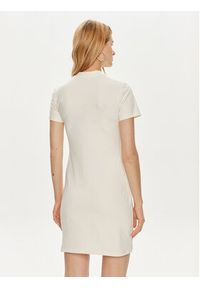 Guess Sukienka codzienna V4YK02 KCDH1 Biały Regular Fit. Okazja: na co dzień. Kolor: biały. Materiał: bawełna. Typ sukienki: proste. Styl: casual #5