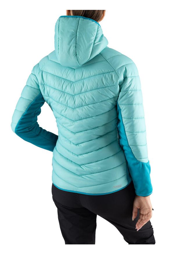 Kurtka pikowana turystyczna damska Viking Becky Warm Pro, PrimaLoft. Kolor: niebieski. Technologia: Primaloft