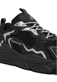 Plein Sport Sneakersy Track-King Mag FAES USC0843 STE003N Czarny. Kolor: czarny. Materiał: mesh, materiał #4