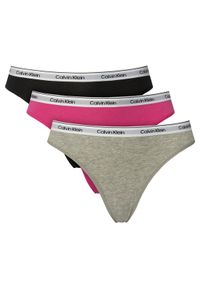 Calvin Klein Underwear Komplet fig LV00QD5207 Kolorowy. Materiał: bawełna. Wzór: kolorowy #1