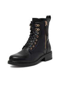 DeeZee Trzewiki HX24022-1 Czarny. Kolor: czarny. Materiał: materiał #7