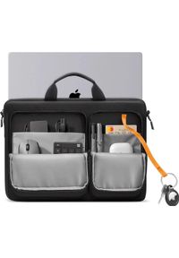 TECH-PROTECT - Torba Tech-Protect Defender Bag Laptop 17 czarny. Kolor: czarny. Materiał: materiał. Styl: elegancki, casual #9