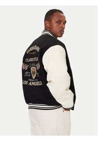 Guess Jeans Kurtka bomber M5BL1E WEI02 Czarny Regular Fit. Kolor: czarny. Materiał: wełna, syntetyk #6