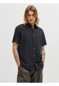Jack & Jones Koszula Summer 12289160 Czarny Regular Fit. Kolor: czarny. Materiał: len, bawełna #1