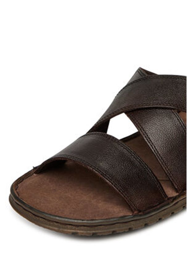 Lasocki Klapki CEO-BLOMEN-05 MI25 Brązowy. Kolor: brązowy. Materiał: skóra