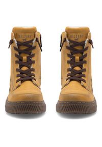 Mustang Trzewiki 1436-604 Żółty. Kolor: żółty. Materiał: skóra #6