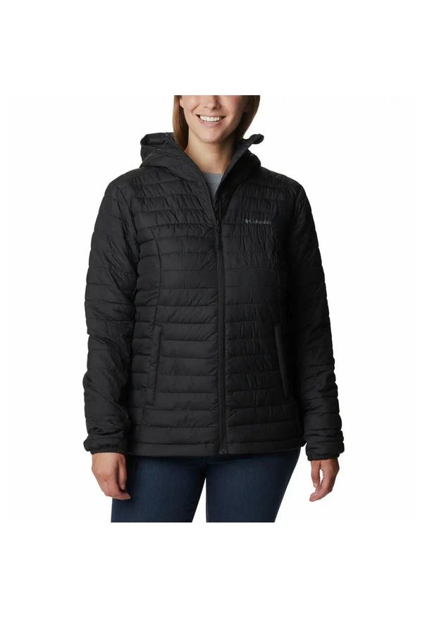 columbia - Kurtka Puchowa Damska Columbia Silver Falls Hooded Jacket. Kolor: czarny. Materiał: puch. Sport: turystyka piesza