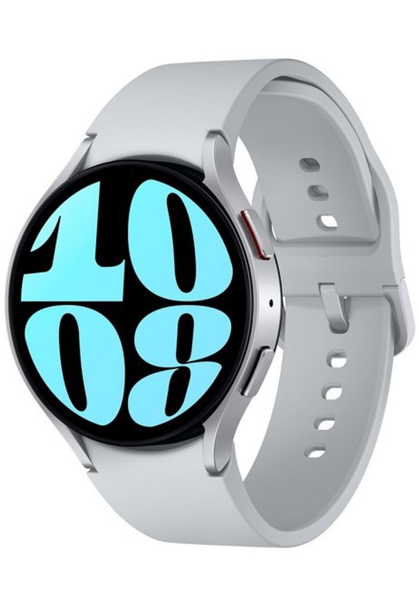 SAMSUNG - Smartwatch Samsung Galaxy Watch 6 44mm srebrny (R940). Rodzaj zegarka: smartwatch. Kolor: srebrny. Styl: sportowy, casual, elegancki, wizytowy