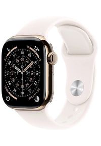 APPLE - Apple Watch Series 11 OLED 46 mm Cyfrowy 416 x 496 px Ekran dotykowy 5G Tytan Wi-Fi GPS. Rodzaj zegarka: cyfrowe #1