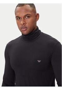 Emporio Armani Underwear Golf EM000388 AF14988 UC001 Czarny Slim Fit. Typ kołnierza: golf. Kolor: czarny #5