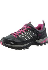 CAMPAGNOLO - Buty trekkingowe damskie, Rigel Low Wmn. Kolor: czarny, szary, wielokolorowy. Materiał: materiał, guma, syntetyk