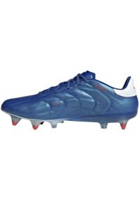Adidas - Buty piłkarskie adidas Copa Pure II.1 Sg M IE4901 niebieskie. Zapięcie: sznurówki. Kolor: niebieski. Materiał: skóra. Sport: piłka nożna #9