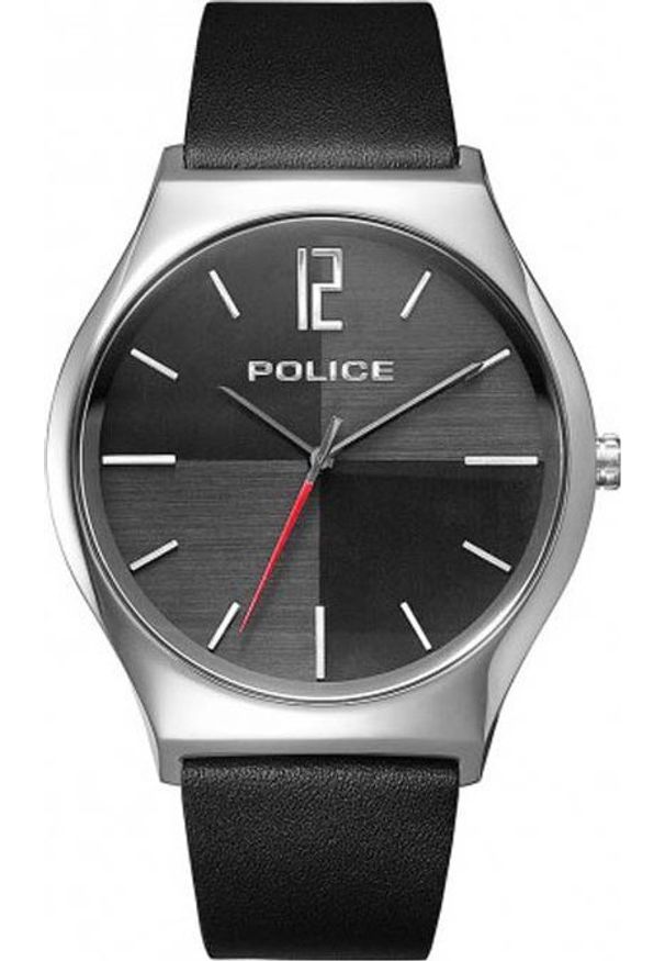 Zegarek Police Zegarek męski Police PL.15918JS-02 czarny. Kolor: czarny