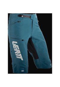 Spodenki rowerowe LEATT Shorts MTB Gravity 4.0. Kolor: zielony, niebieski, wielokolorowy. Sport: kolarstwo