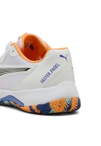 Puma - Buty do padla NOVA Court PUMA White Black Vivid Blue Heat Fire. Kolor: biały, czarny, niebieski, wielokolorowy #2