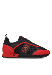 EA7 Emporio Armani Sneakersy 7X000334 AF18610 MZ330 Czarny. Kolor: czarny. Materiał: materiał