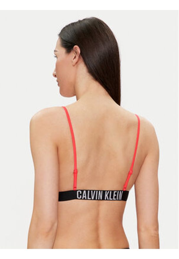 Calvin Klein Swimwear Góra od bikini KW0KW02507 Czerwony. Kolor: czerwony. Materiał: syntetyk