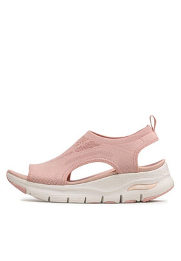 skechers - Skechers Sandały City Catch 119236/BLSH Różowy. Kolor: różowy. Materiał: materiał