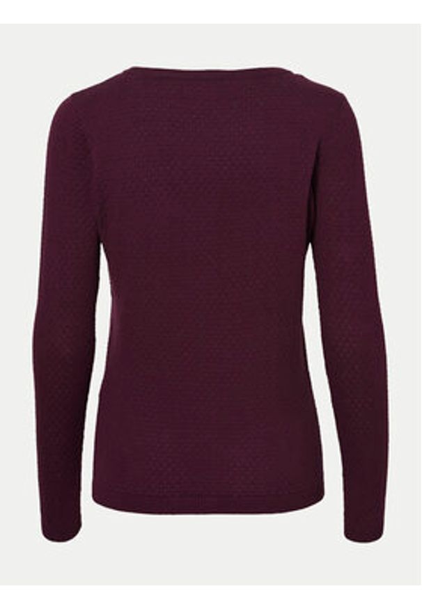 Vero Moda Sweter Care 10136644 Fioletowy Regular Fit. Kolor: fioletowy. Materiał: bawełna