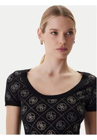 Guess Sukienka dzianinowa W6RK92 Z3JD2 Czarny Regular Fit. Kolor: czarny. Materiał: syntetyk #5